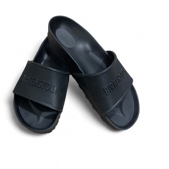 Birkenstock Black Slide Sandals Size 38/ 7-7.5 Like NEW - Picture 2 of 4